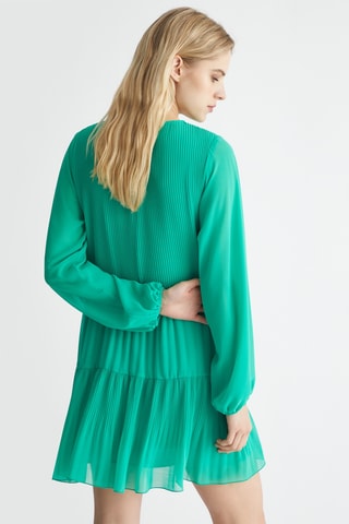 Robe plissée - Vert