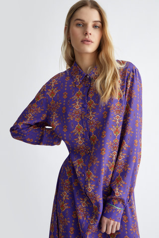 Robe chemise - Violet