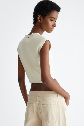 Crop top - Beige