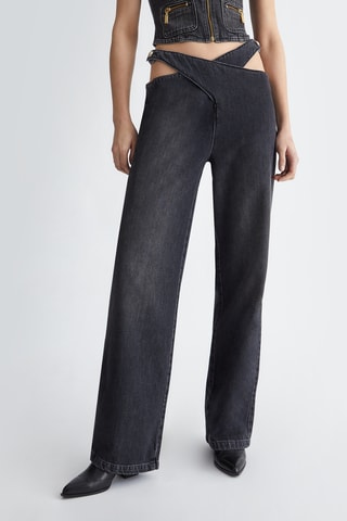 Jean wide legs - Bleu