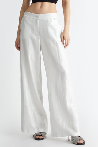 Pantalon en lin - Argenté
