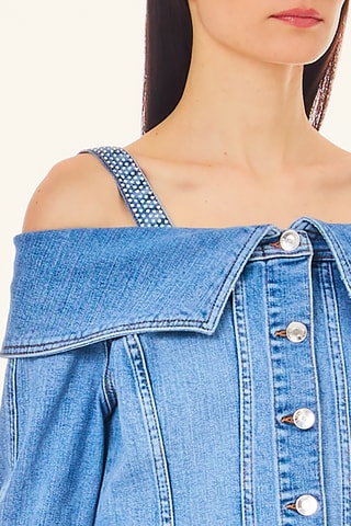 Veste en jean - Bleu
