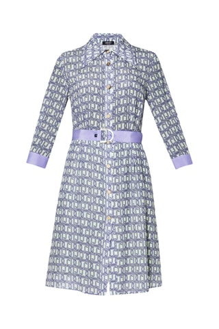 Robe chemise en soie - Violet