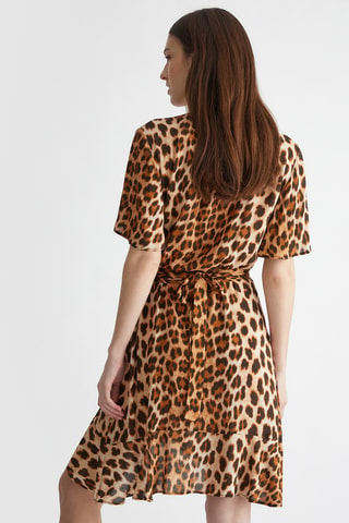 Robe portefeuille - Marron