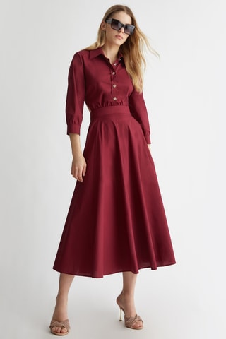 Robe longue - Bordeaux