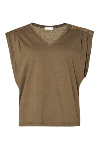 Top sans manches - Marron