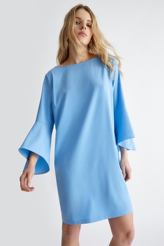 Robe droite - Bleu