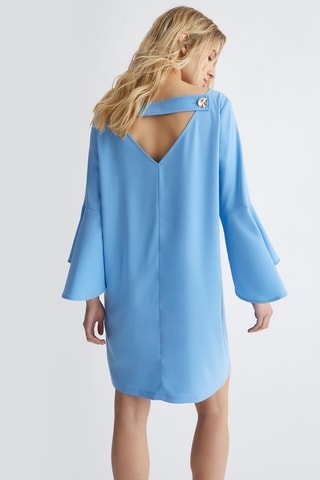 Robe droite - Bleu