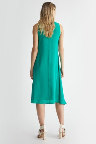 Robe midi en soie - Vert