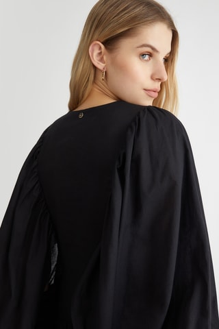 Robe volantée - Noir