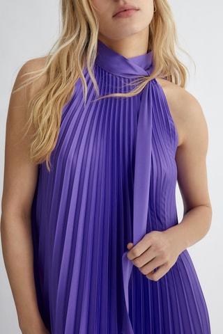 Robe plissée - Violet