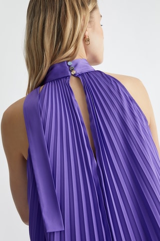 Robe plissée - Violet
