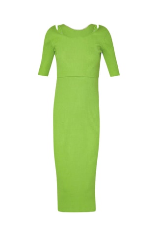 Robe midi - Vert