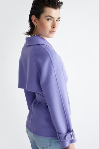 Veste en laine - Violet