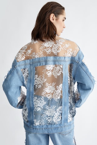 Veste en jean - Bleu