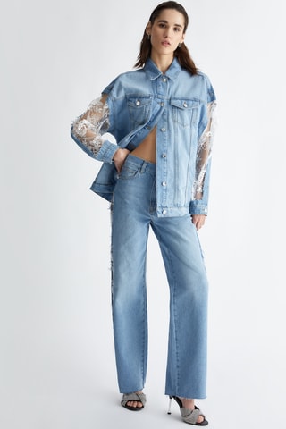 Veste en jean - Bleu