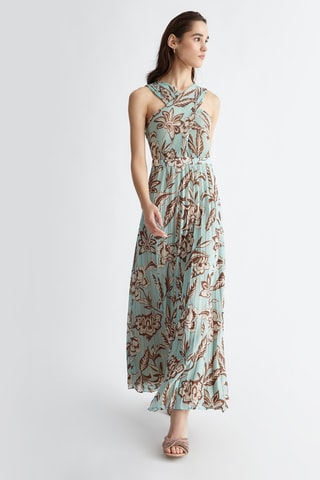 Robe plissée - Multicolore
