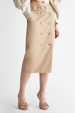 Jupe droite - Beige