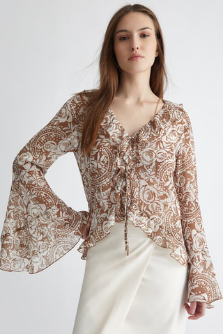 Blouse - Marron