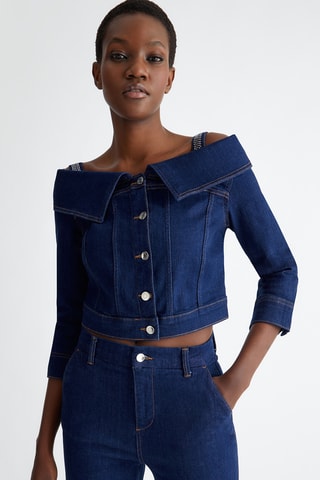 Veste en jean - Bleu