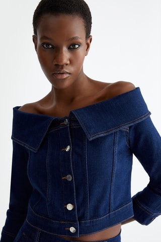 Veste en jean - Bleu