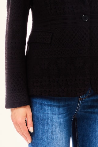 Veste en dentelle - Noir