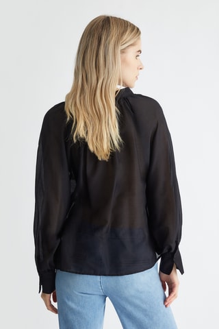 Blouse en soie - Noir