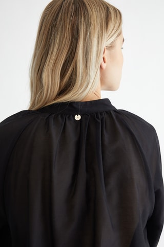Blouse en soie - Noir