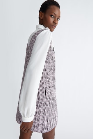Robe trapèze - Violet