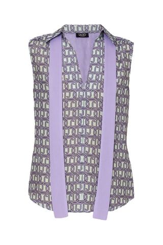 Blouse en soie - Violet