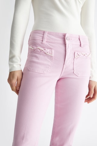 Jean 7/8 - Rose