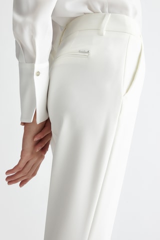 Pantalon taille haute - Blanc
