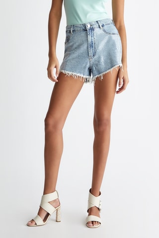 Short en jean - Bleu