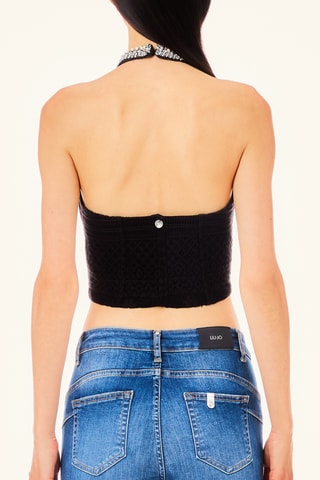 Crop top - Noir