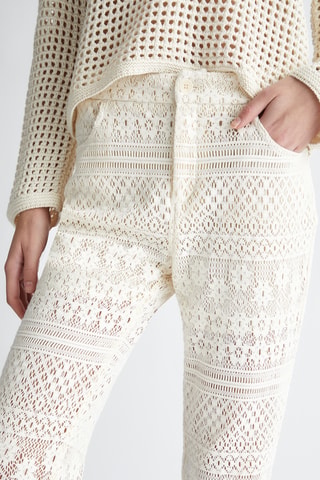 Pantalon en dentelle - Écru