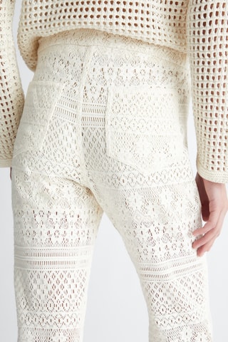 Pantalon en dentelle - Écru