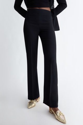 Pantalon taille haute - Noir