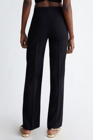 Pantalon taille haute - Noir