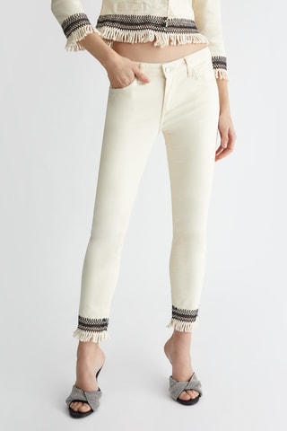 Pantalon regular - Beige
