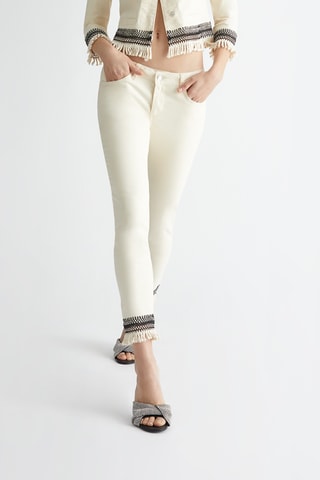 Pantalon regular - Beige