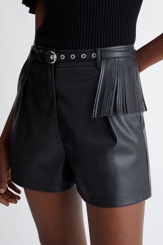 Short taille haute - Noir
