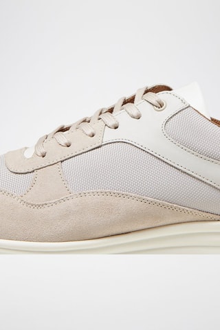Sneakers in pelle - Beige