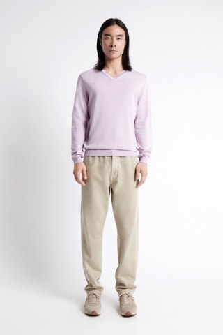 Maglia in cotone bio - Viola