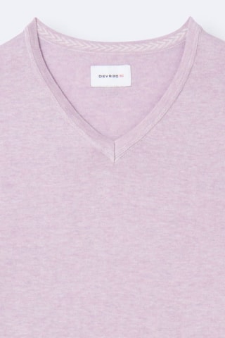 Maglia in cotone bio - Viola