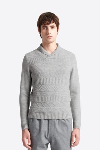 Maglia - Grigio chiaro melange