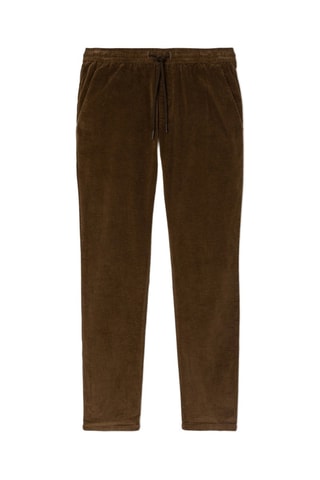 Pantaloni in velluto - Cammello