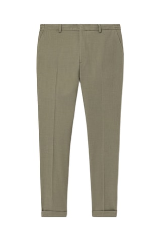 Pantaloni slim - Verde mandorla