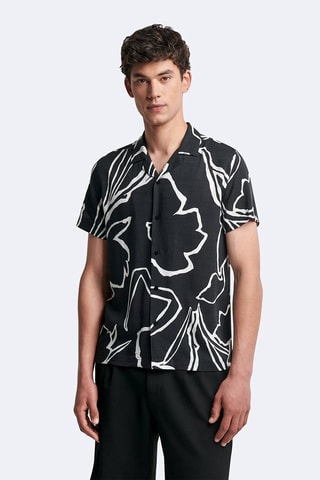 Camicia regular - Nero