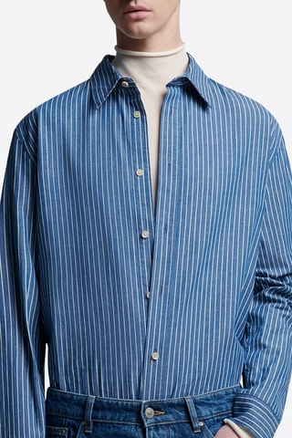Camicia regular - Cobalto