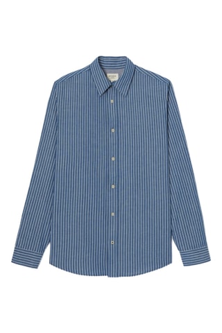 Camicia regular - Cobalto